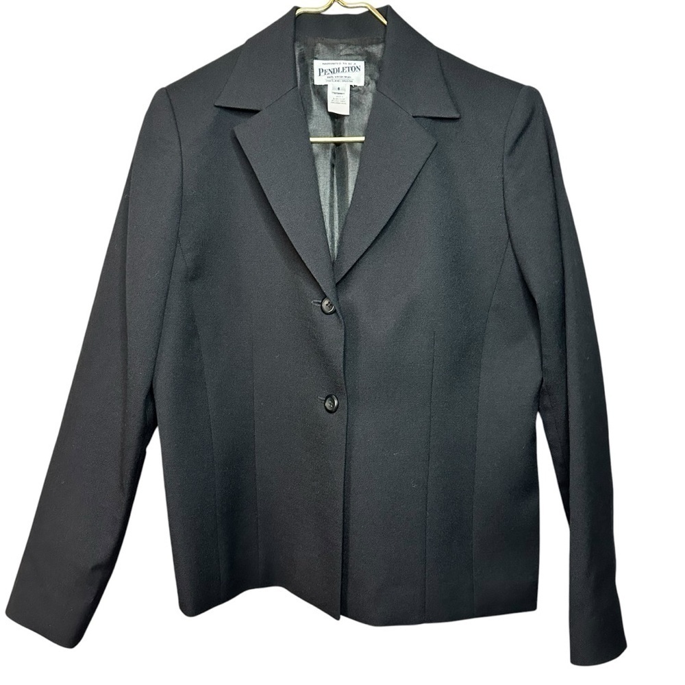 Pendleton Women's Wool Black Jacket Size 6